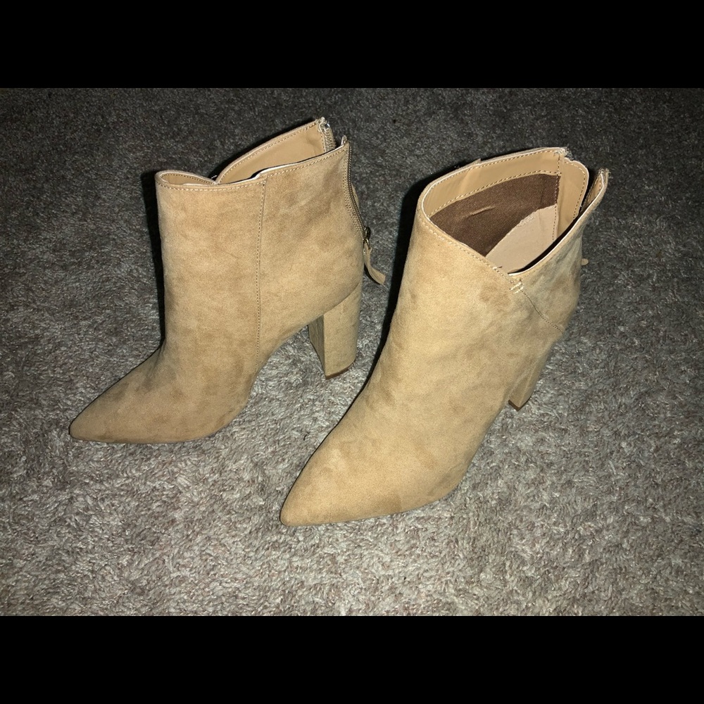 Pink Lily Heeled Booties